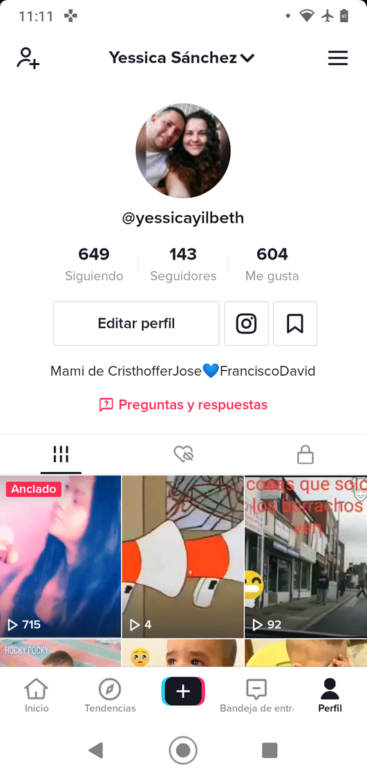 Social Sígueme en tiktok que también te seguiré. 