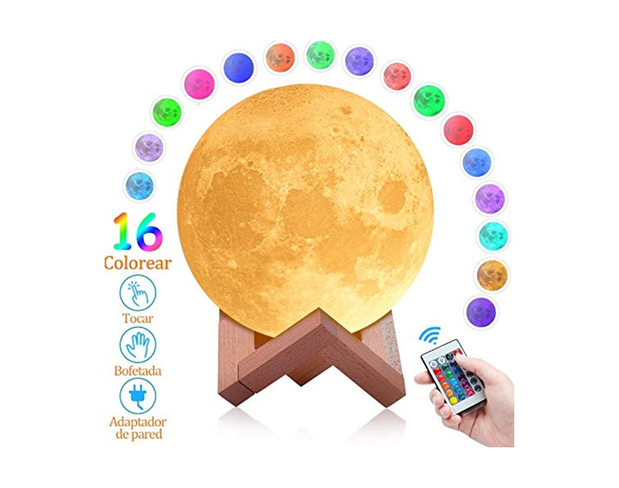 Producto SOONAN Lámpara de Luna 3D con16 Colores