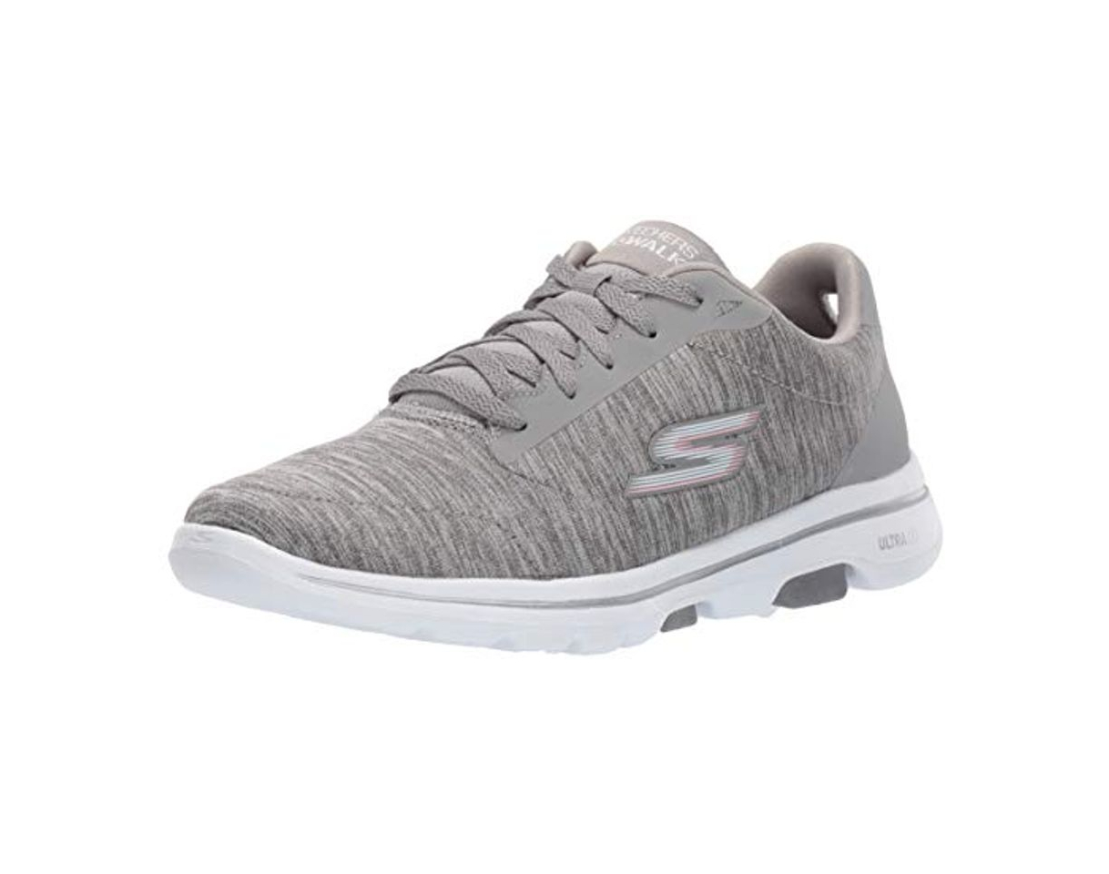 Social Skechers Women's Go Walk 5 - True Trainers, Grey
