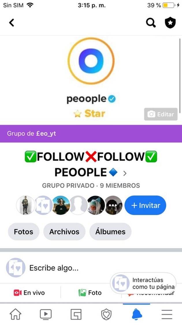 Grupo para hcer follow❌follow de facebook unance y publiquen