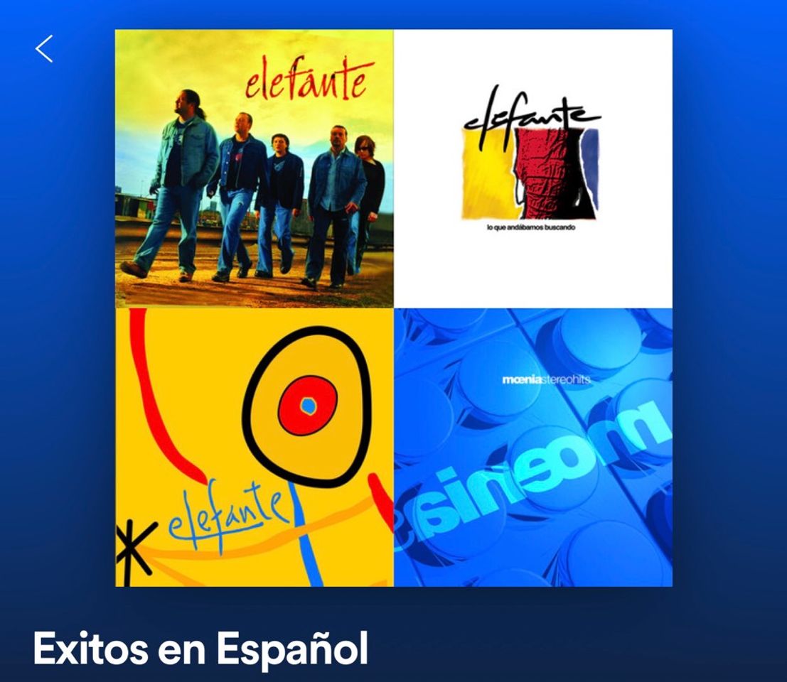 Canción Éxitos en Español