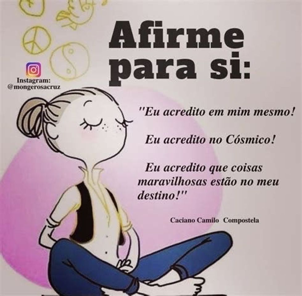 Moda Afirmação para si 🧘🏻‍♀️✨