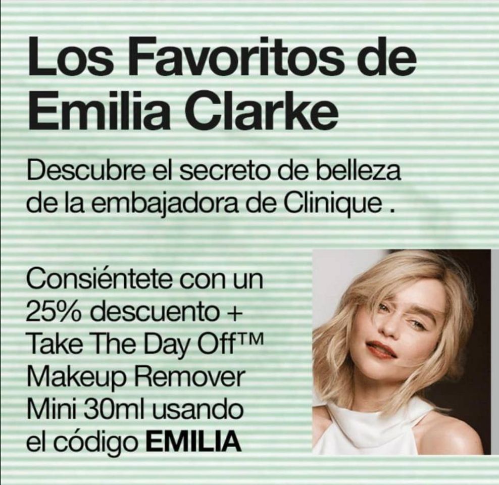 Fashion  Chequen esta oferta de la marca Clinique con beauty ofertas