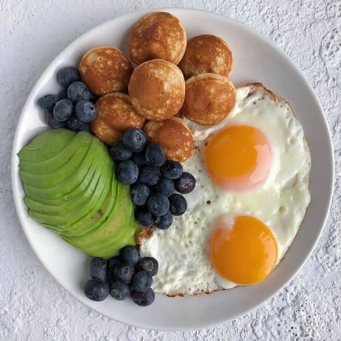 Moda Eggs pancakes&Avocado// Desayunos saludables