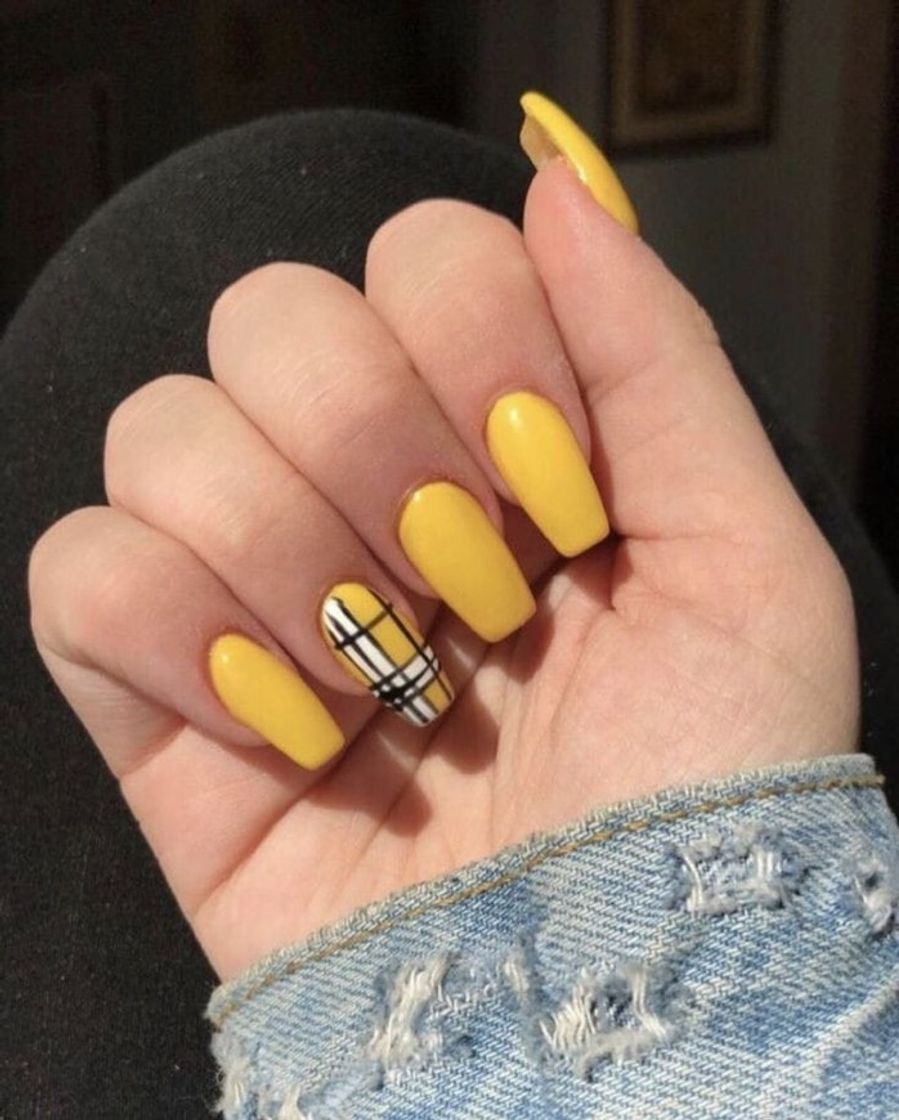 Fashion Yellow Nails✨