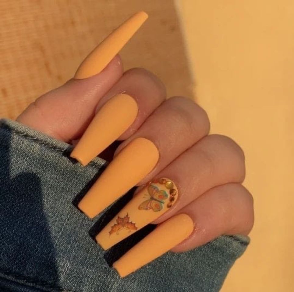 Fashion Orange Nails