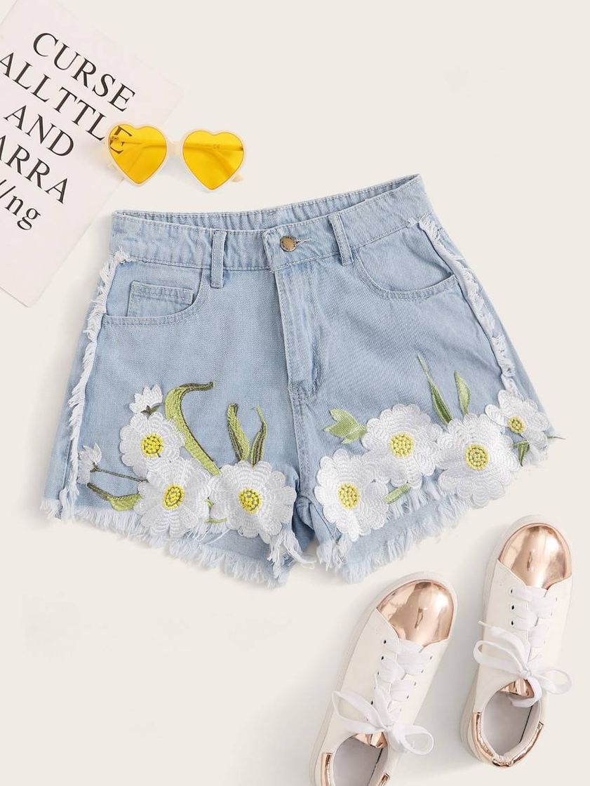 Fashion Short Denim con bordado 