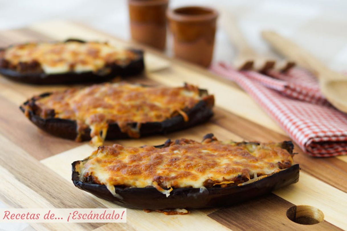 Social Berenjenas gratinada con queso