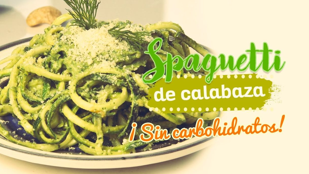Social Receta de cocina, espagueti de calabacitas.