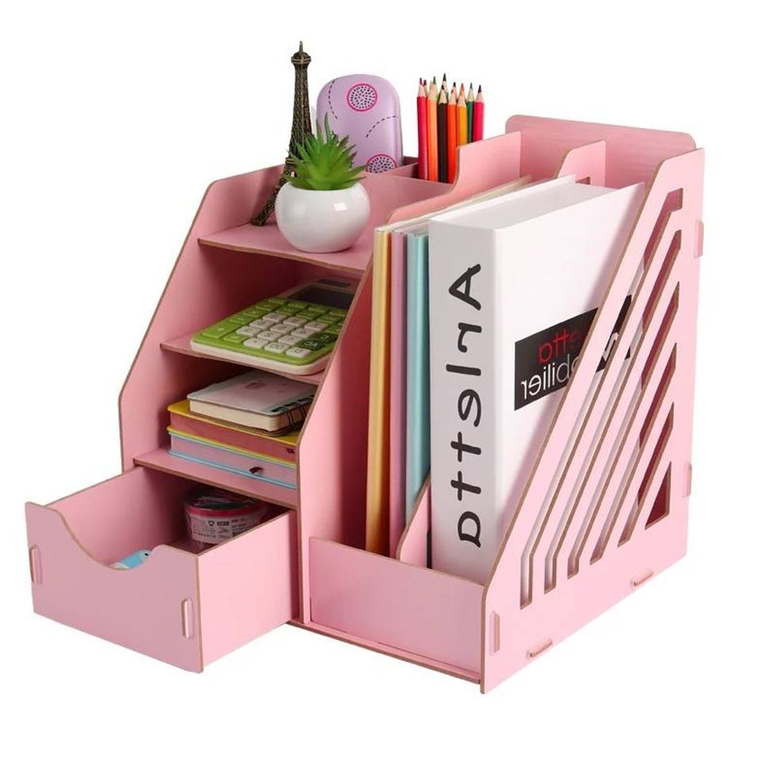 Moda Organizador para escritorio en madera 