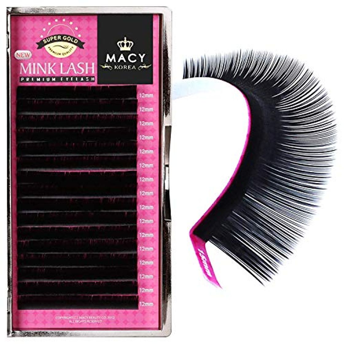 Producto Pestañas postizas individuales Mink Lashes Nerzwimpern Macy C 0