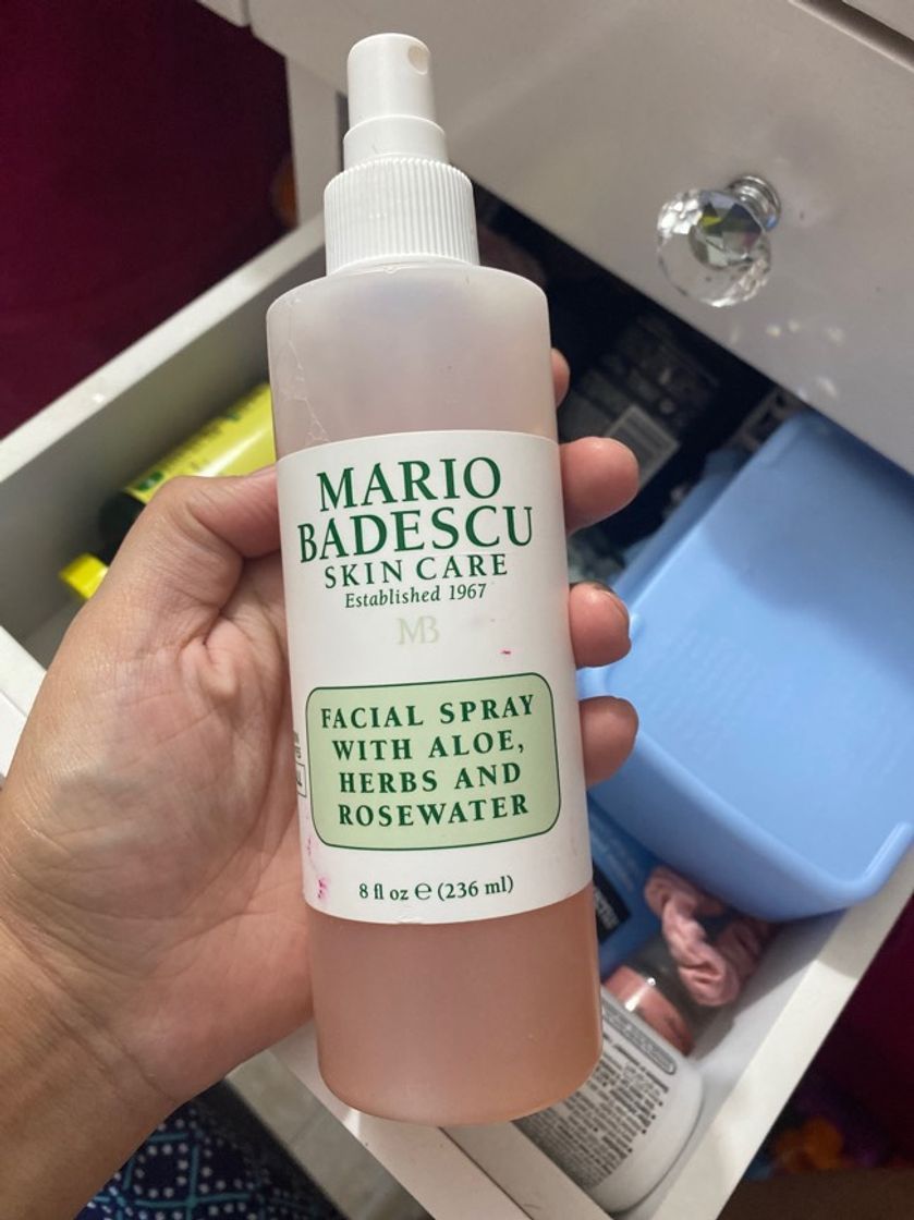 Social Mario Badescu Facial Spray with Aloe, Herbs & Rosewater