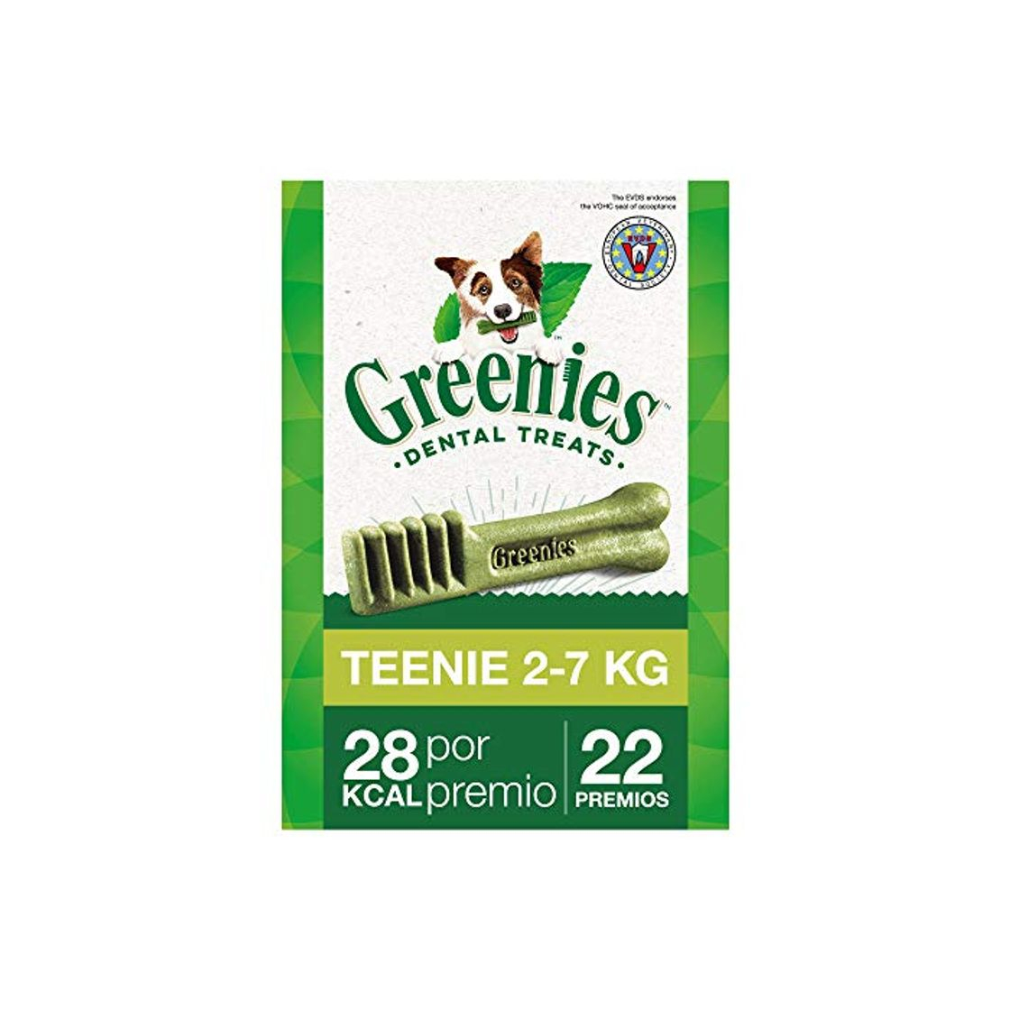 Social Snack dental Greenies Teenie para perros toy, bolsa de 170g