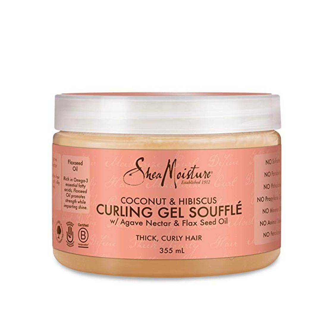 Social Shea Moisture - Gel modelador para rizos con coco e hibisco