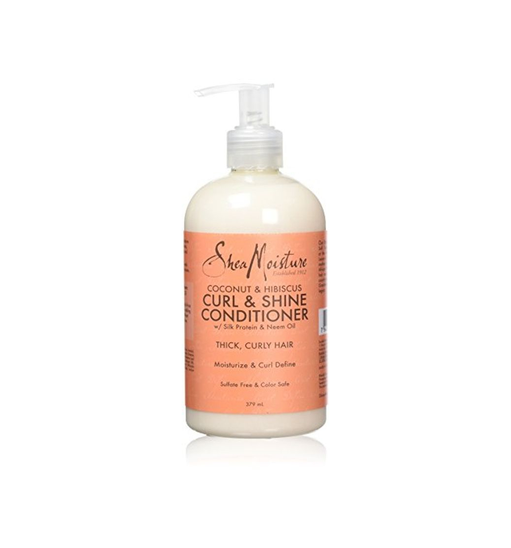 Social Acondicionador para rizos más brillantes con coco e hibiscus de Shea Moisture