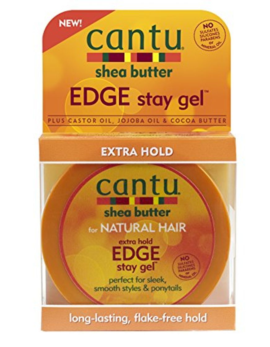 Social Cantu manteca de karité extra Hold Edge Stay Gel 2,25 oz