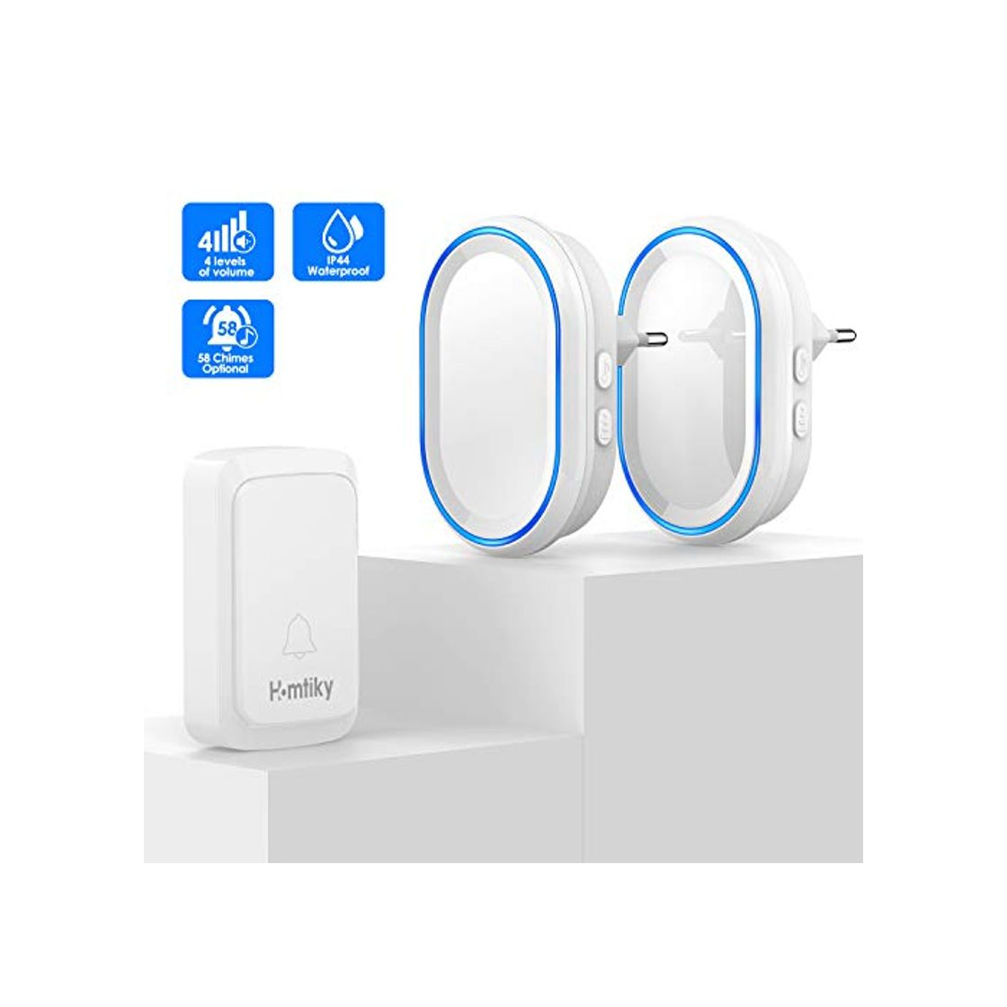 Social Homtiky Timbre Inalámbrico Exterior