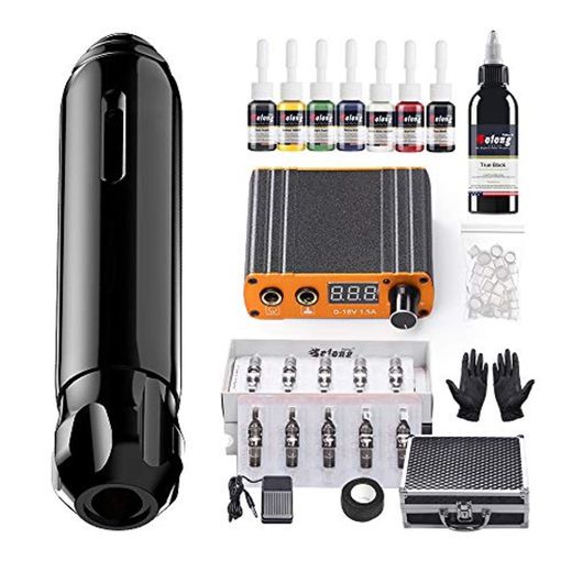 Solong Kit Tatuaje Máquina Tatuar - Maquina de Tatuar Kit Completo Para