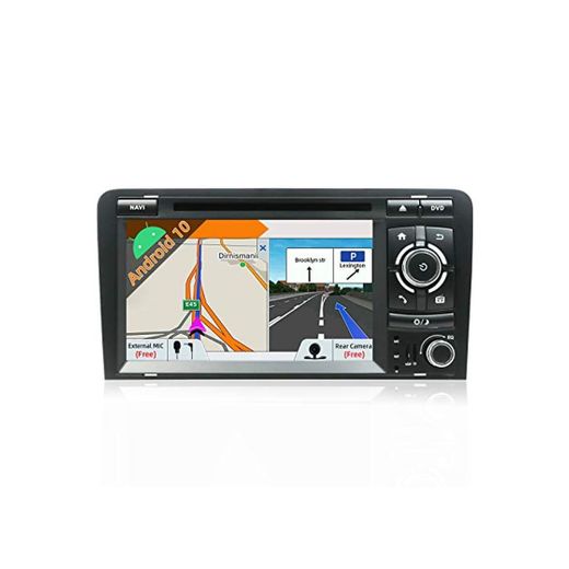 Autoradio Android 9.0-2 Din Estéreo de navegación GPS Compatible Para Audi A3