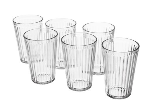 Vaso, vidrio incoloro, volumen: 43 cl - IKEA