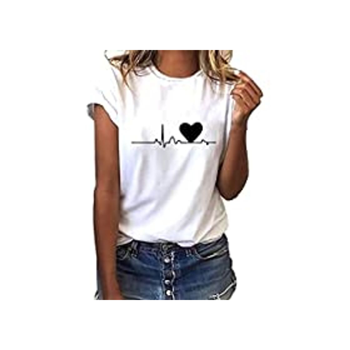 Fashion UMIPUBO Bluas de Mujer Camisa Algodón Blusa Mujer Elegante Manga Corta Camisa