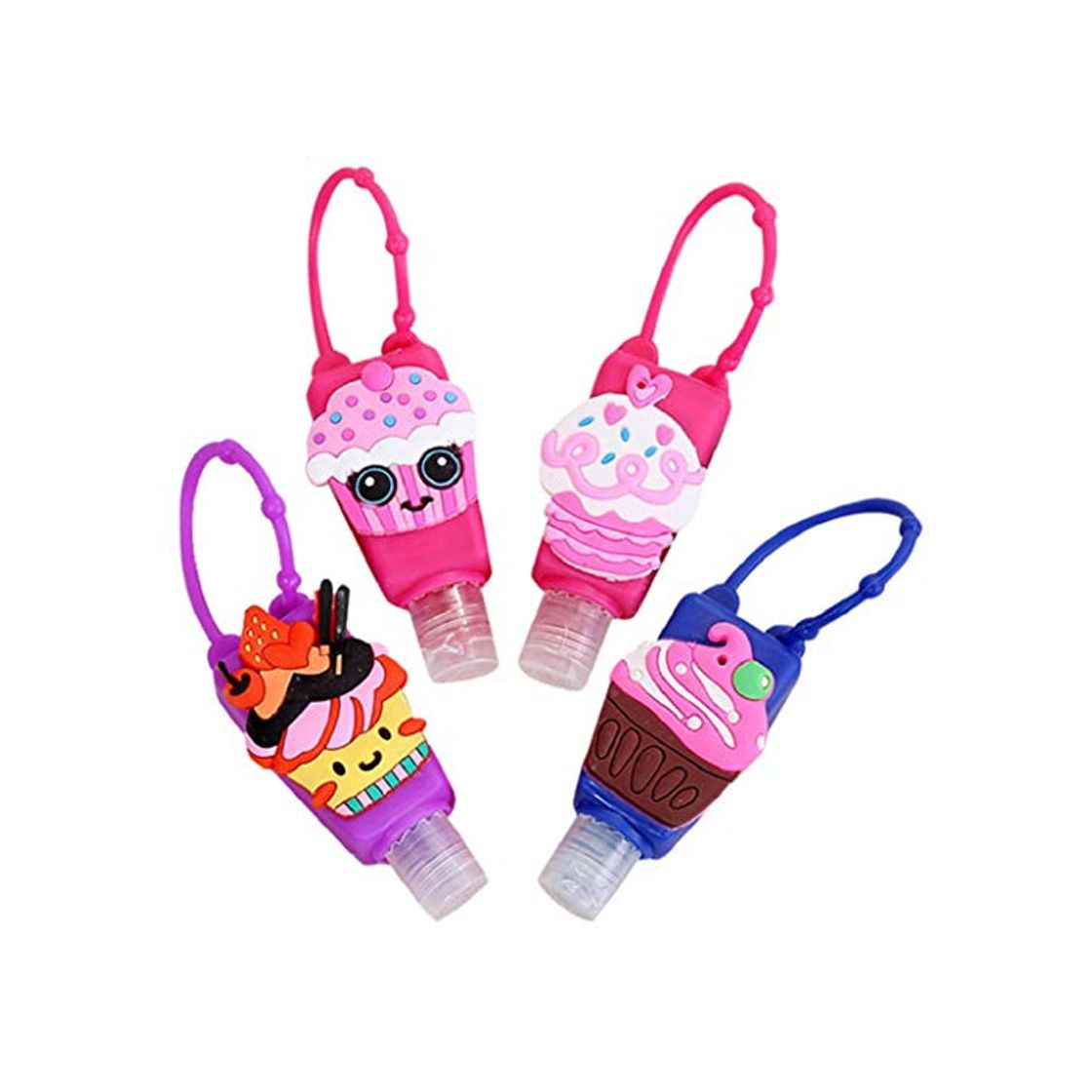 Product heekpek Portátiles Botellas de Viaje para Niños 4 Piezas 30ml Reutilizable Prueba de Fugas Rellenable Contenedor Botellas de Viaje para Champu y Lociones