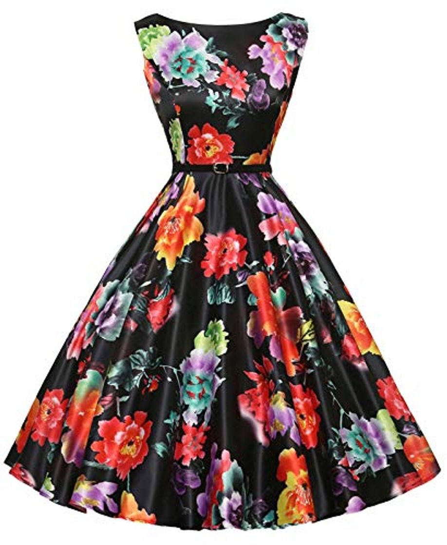 Social Grace Karin - Vestido sin mangas de la vendimia para mujer