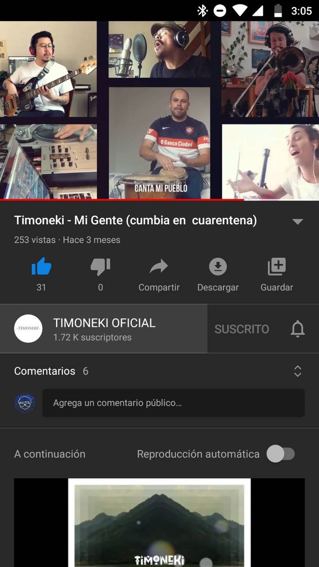 Moda Timoneki - Mi Gente (cumbia en cuarentena) - YouTube