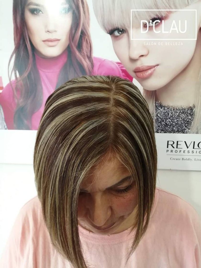 Moda Mechas en cabello bop