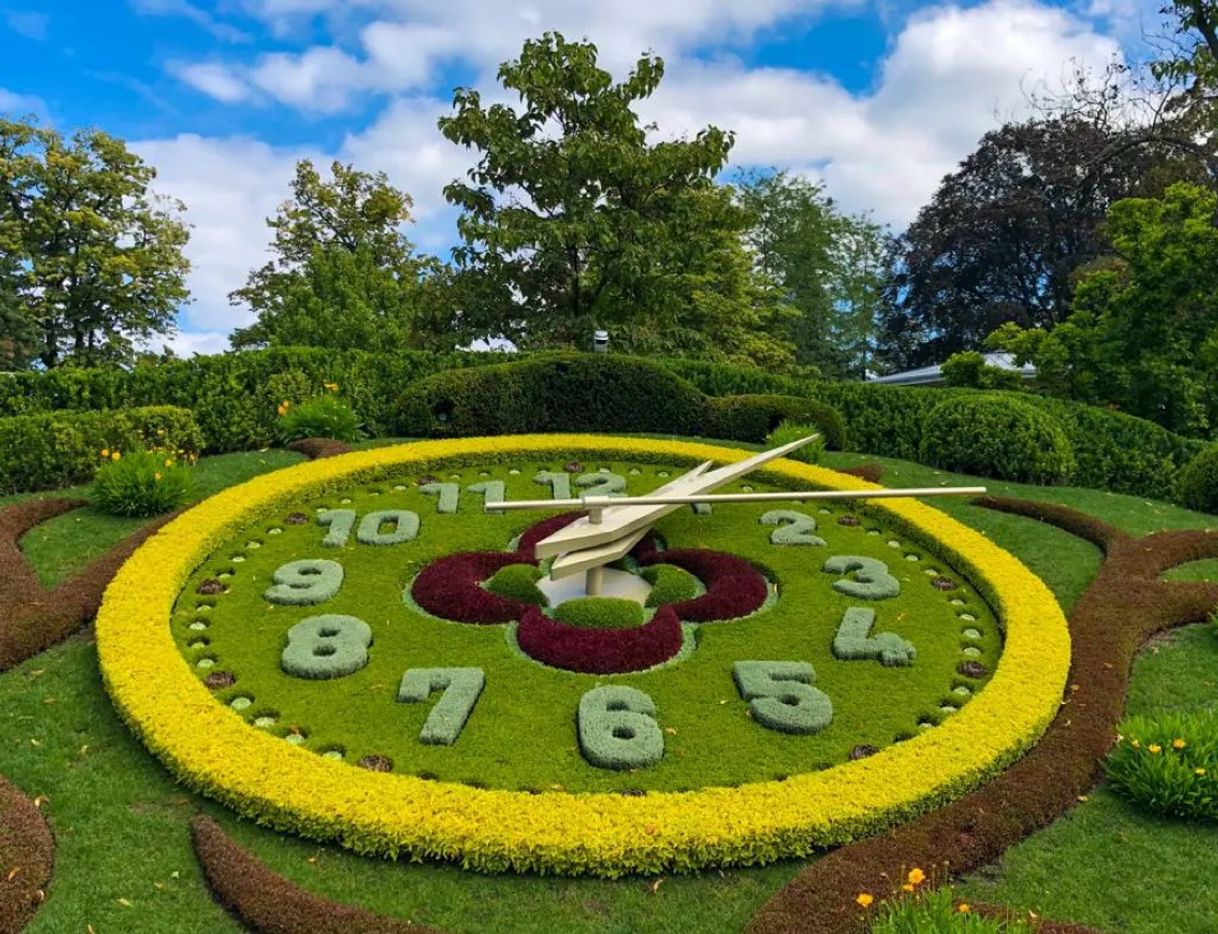 Lugar L'horloge fleurie - Ville de Genève 