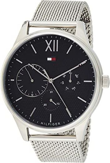 Tommy Hilfiger Reloj Multiesfera para Hombre de Cuarzo con Correa en Acero