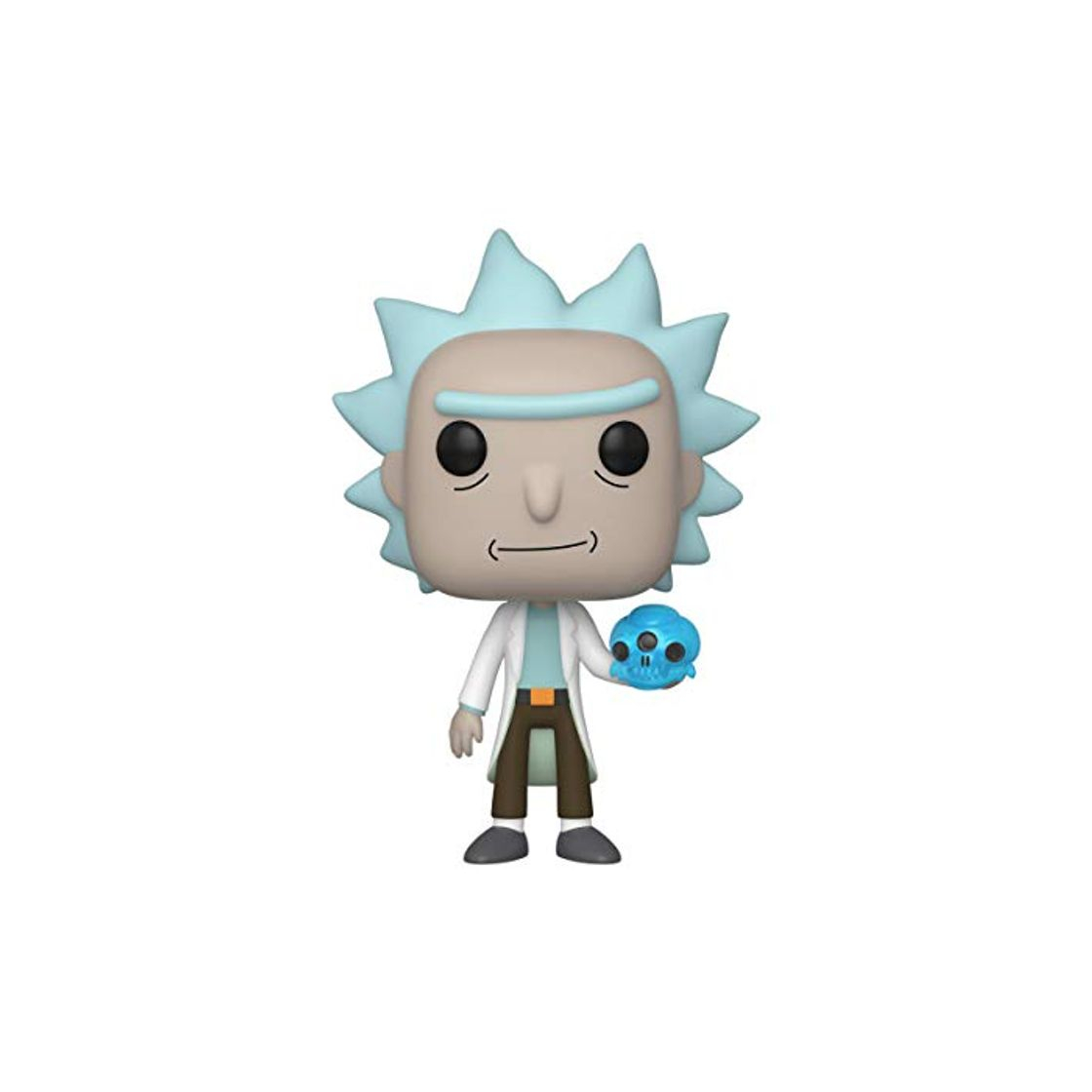 Social Funko- Pop Animation: Rick & Morty-Rick w/Crystal Skull and Morty Collectible Toy,