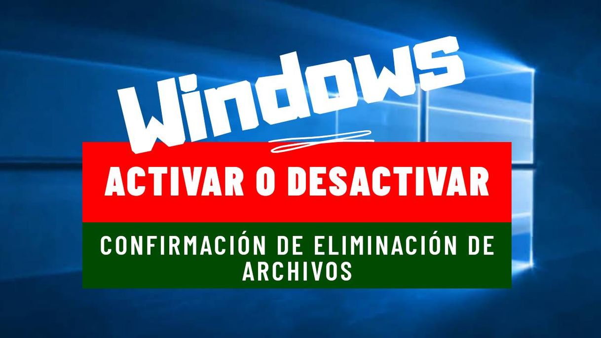 Social desactivar la confirmación de eliminación de archivos