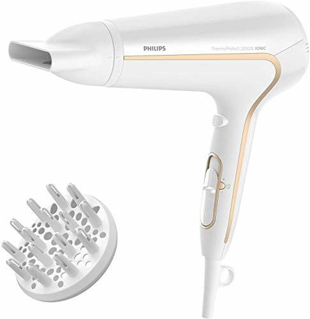 Beauty Philips DryCare Advanced HP8232/00 Secador ThermoProtect Ionic con Ionizador para Suavizar el