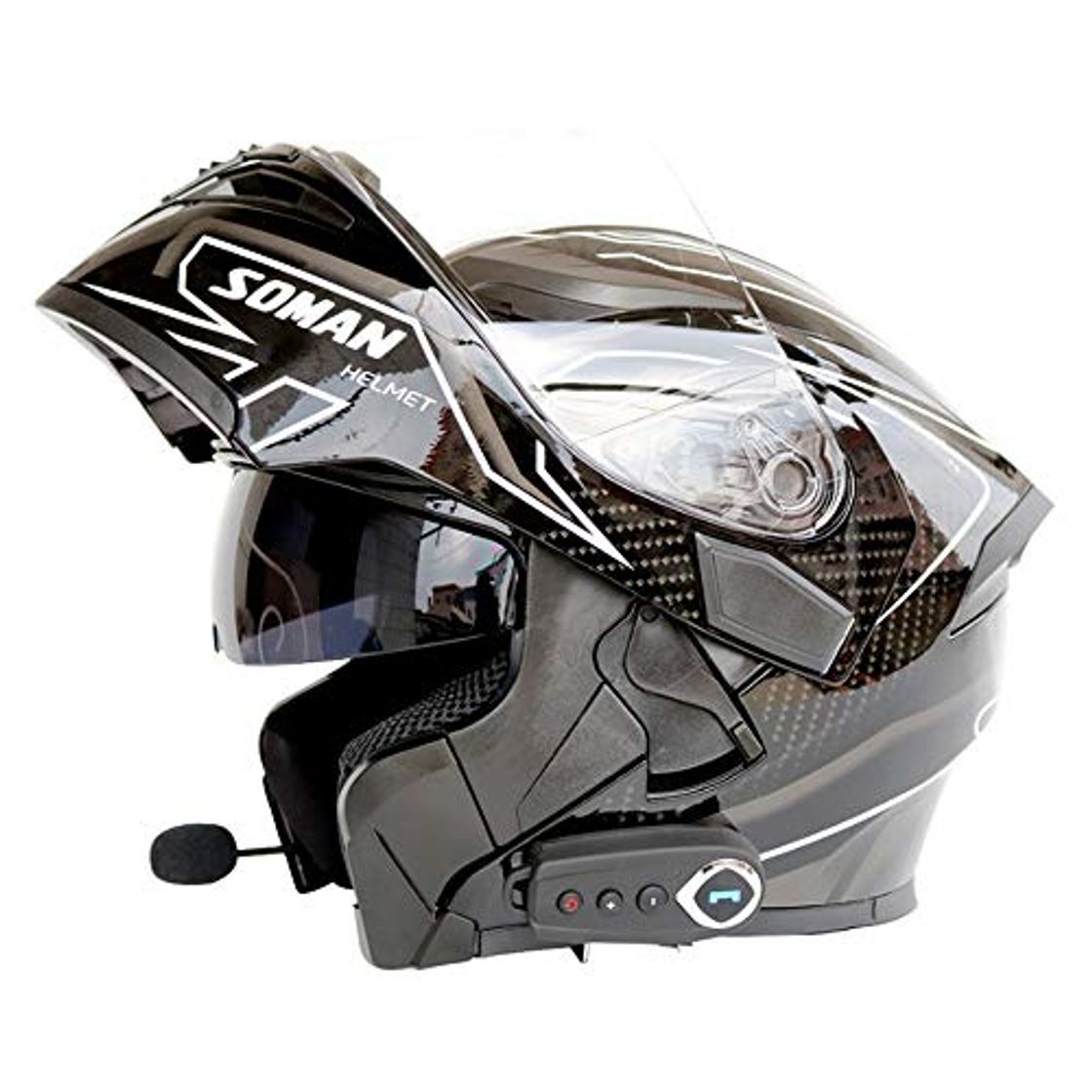 Products NF Bluetooth Integrado en el Casco de la Motocicleta Modular Estándar de