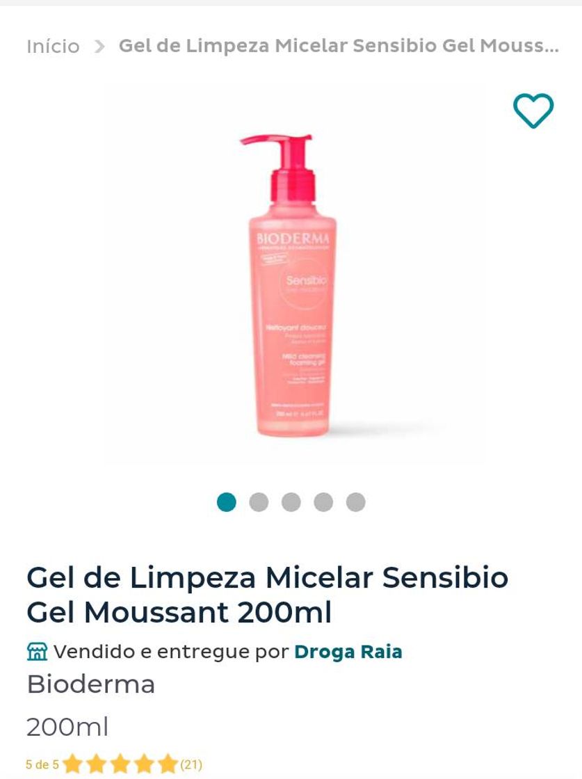 Moda Gel de Limpeza Micelar Sensibio Gel Moussant 