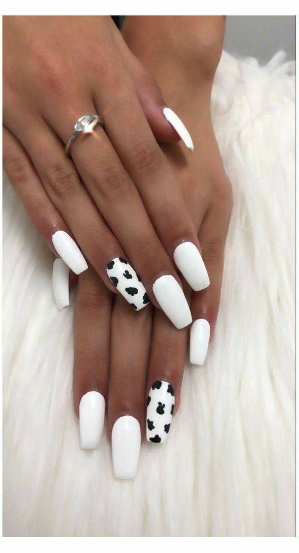 Moda Unhas cow vaquinha 