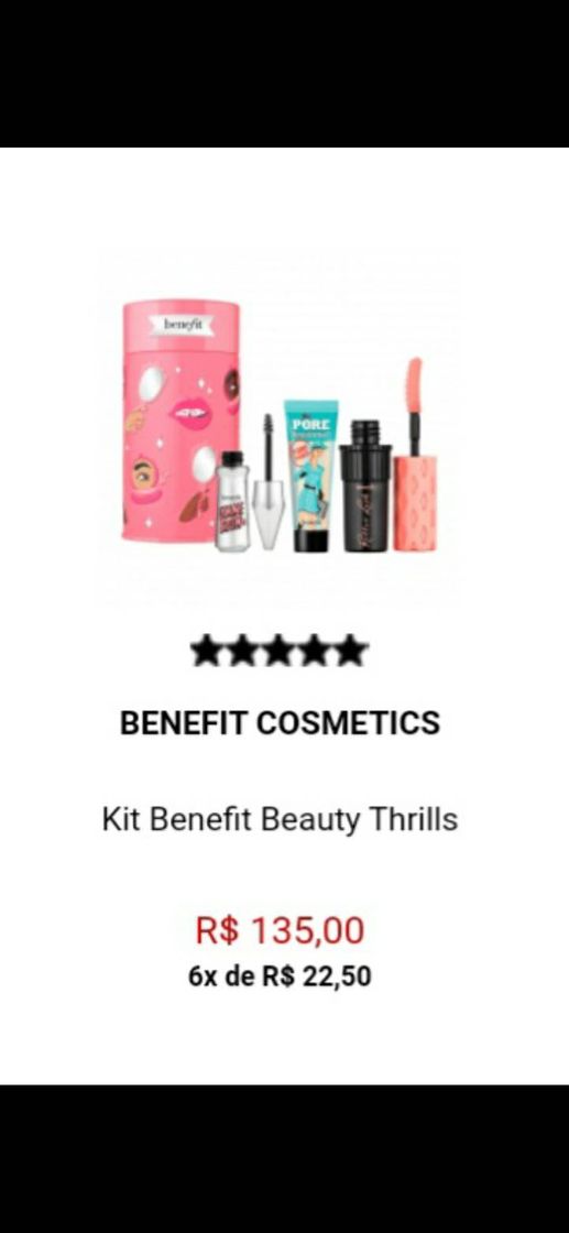 Moda Maquiagem kit benefit sephora 