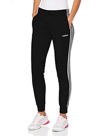 adidas W E 3s Pant Pantalones Deportivos, Mujer, Negro