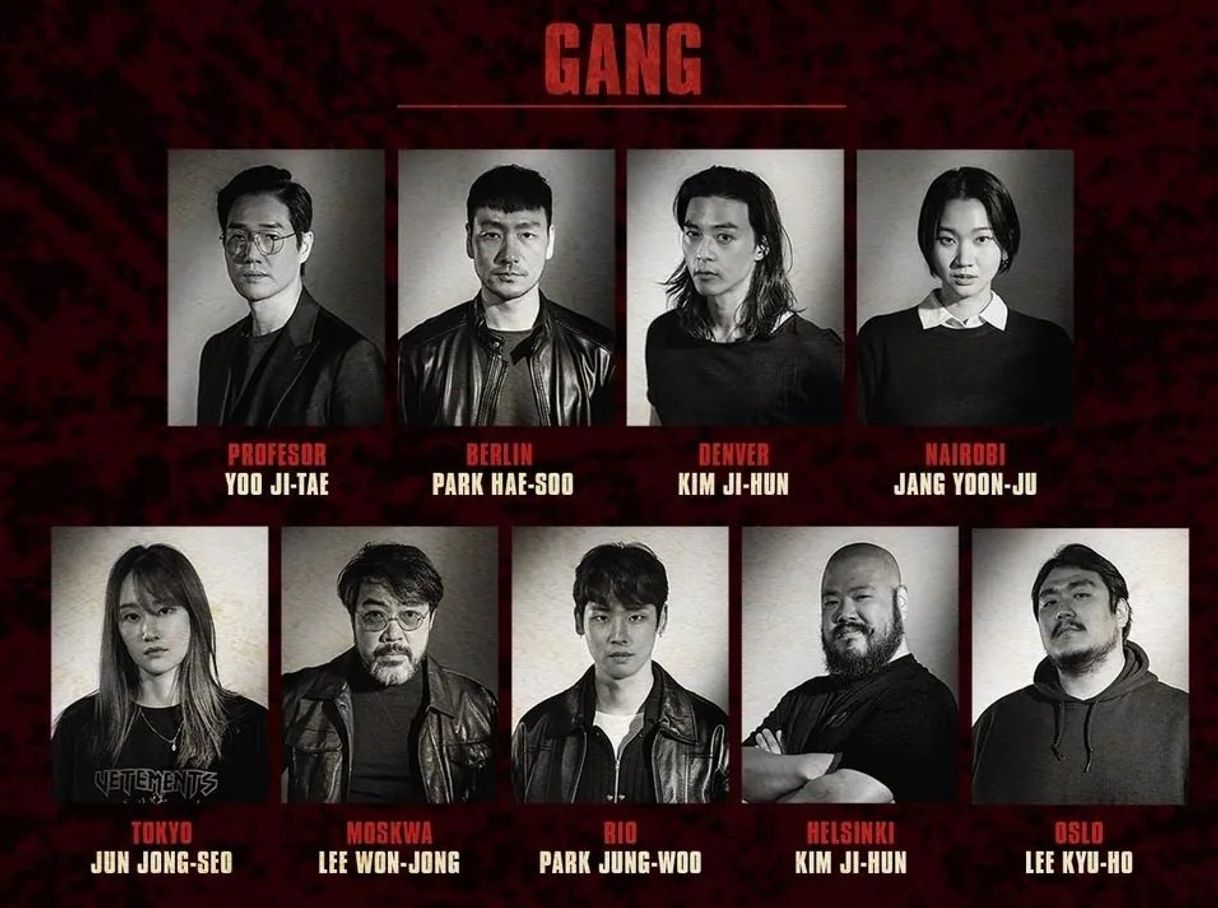 Series Casa de papel- Corea 