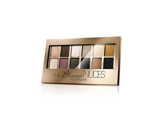 Maybelline New York Paleta de Sombras de Ojos The 24 Karat Nudes