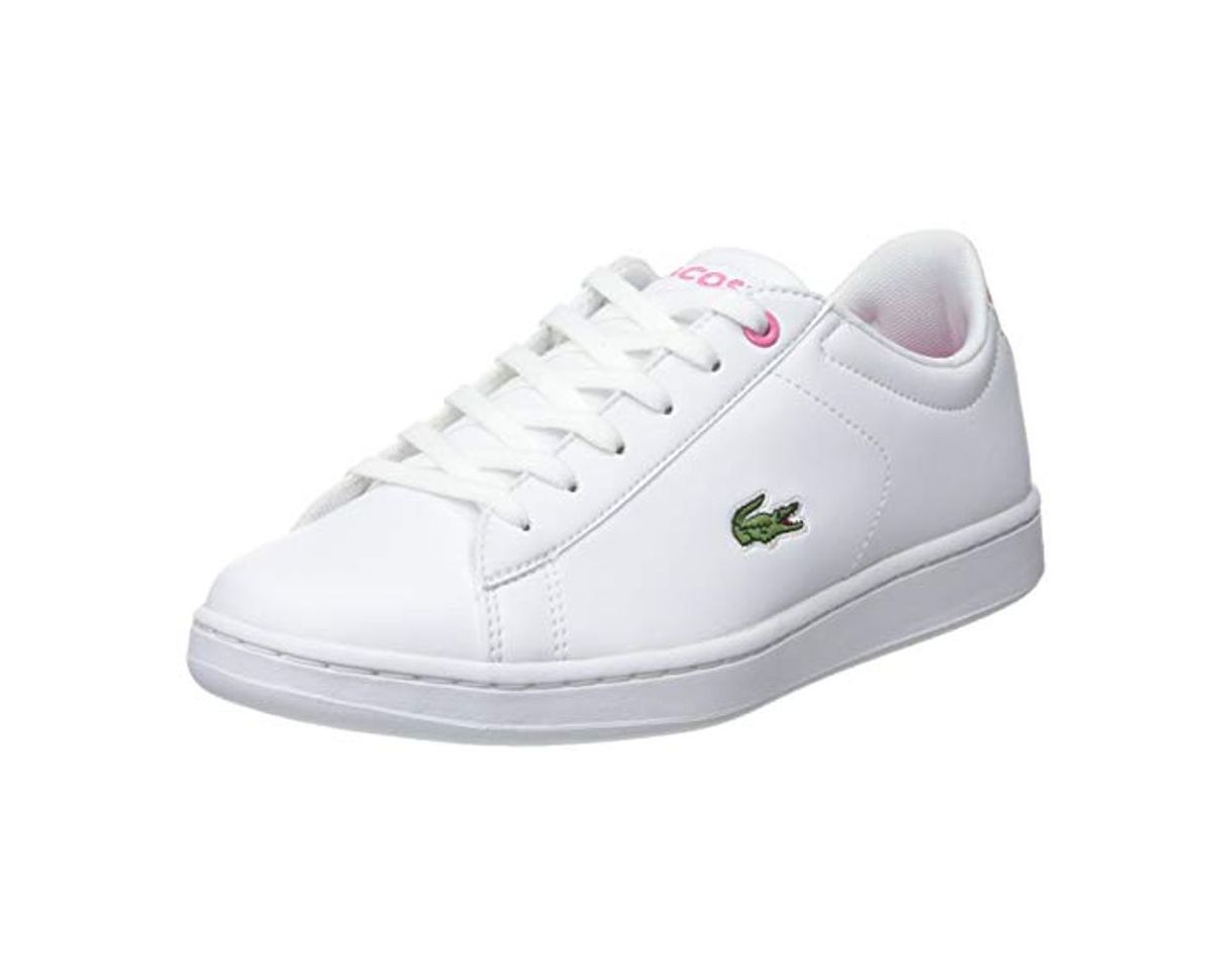 Social Lacoste Carnaby EVO BL 2 SUJ, Zapatillas Unisex Niños, Blanco