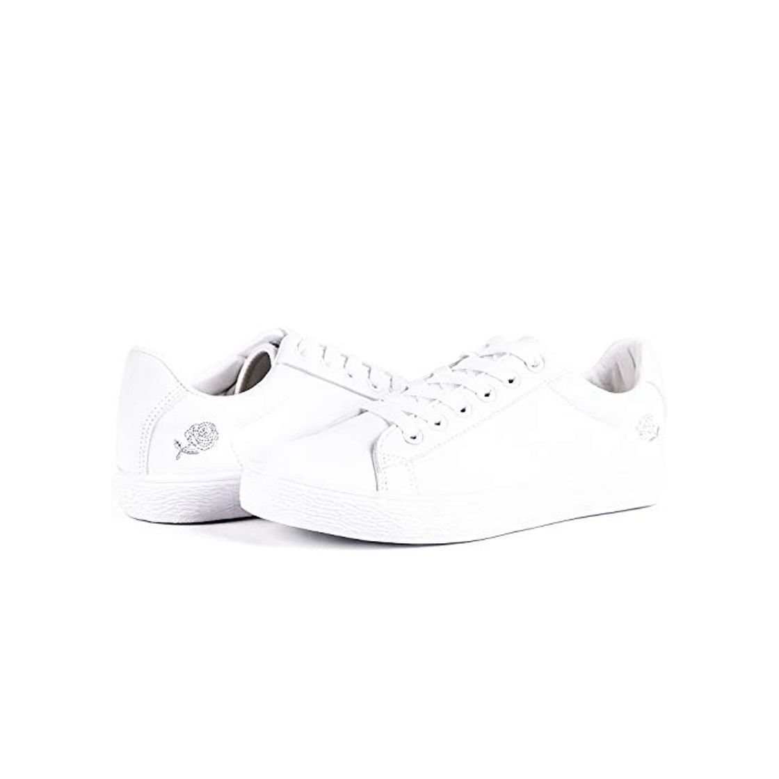 Social Hotroad Womens Fashion Sneakers White Sneaker para Mujer Casual Liquidación Low Top