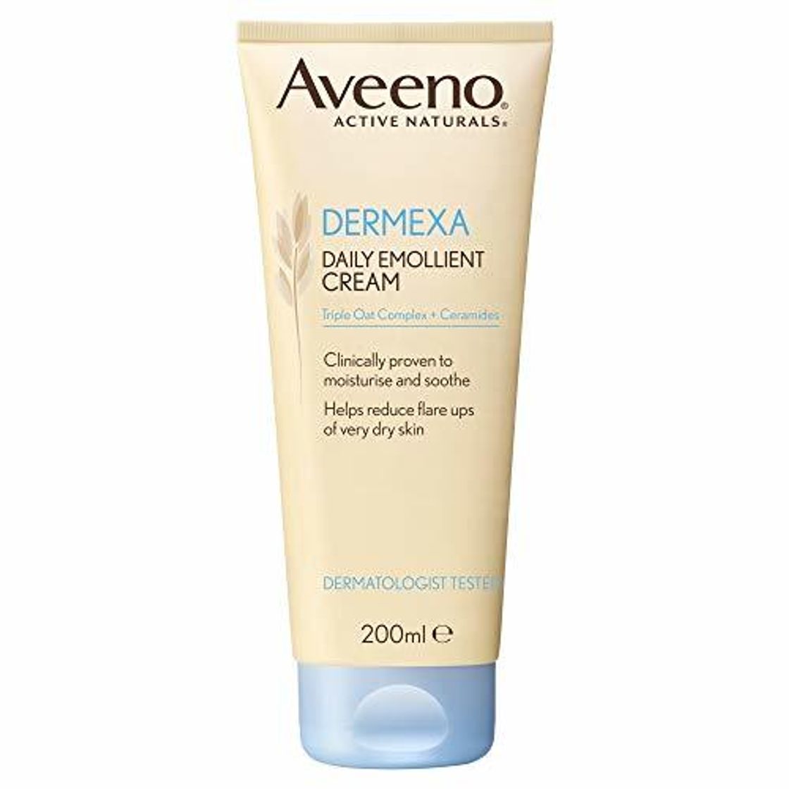 Product Aveeno Dermexa crema emoliente diaria – comodidad inmediata para piel muy seca