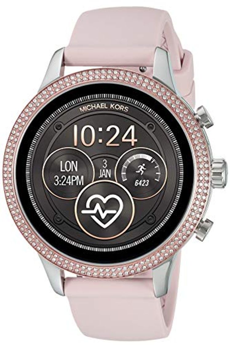 Social Michael Kors Reloj Mujer de Digital con Correa en Silicona MKT5055