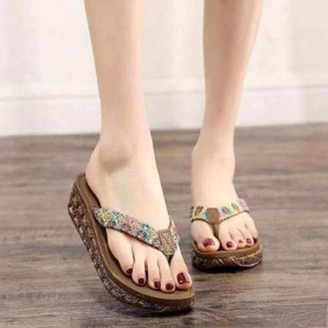Social Plataforma de la manera ocasional de las mujeres sandalias de las señoras de goma acogedor flip flop sandalia plana antideslizante punta abierta Zapatos que caminan verano sin cable plano de las chanc