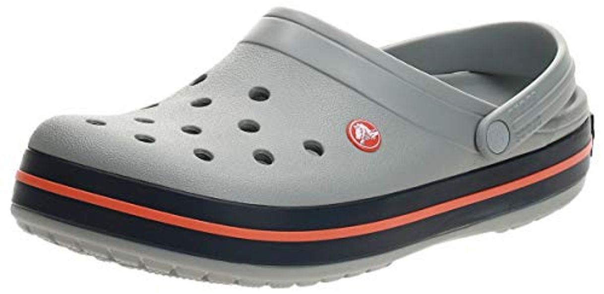 Moda Crocs Crocband U, Zuecos Unisex Adulto, Gris