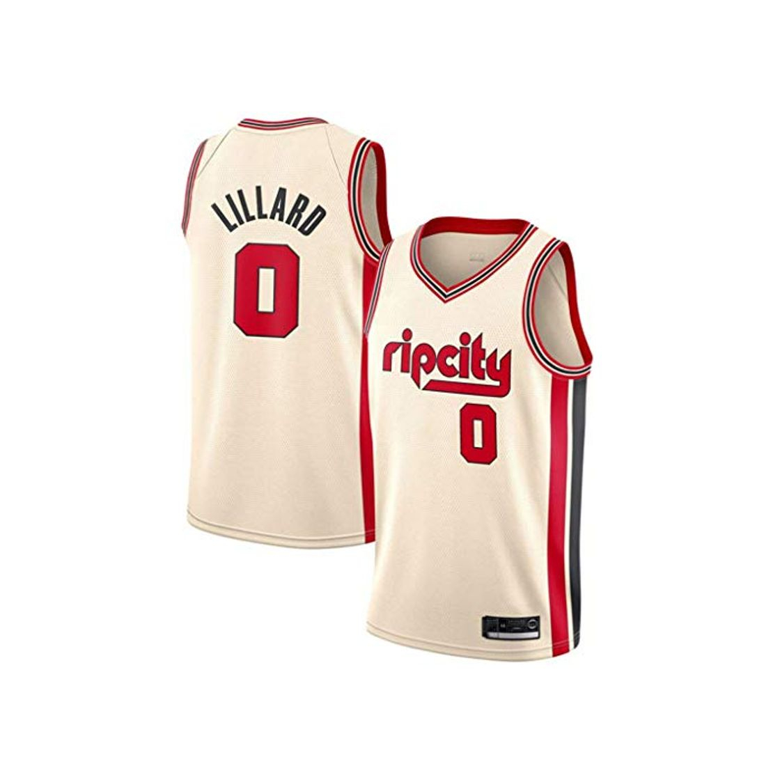 Moda Miyapy Basketball Jersey Blazers #0 Lillard Camiseta de Jugador de Baloncesto para