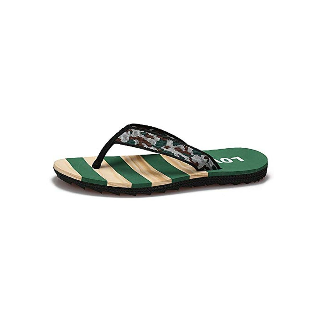 Social Cool zapatillas casuales Verano Salvaje Playa Zapatillas de vacaciones para hombres Chanclas ocasionales Correas de tela de tiras Ligero Deslizamiento exterior al aire libre en zapatos para agua Chanc