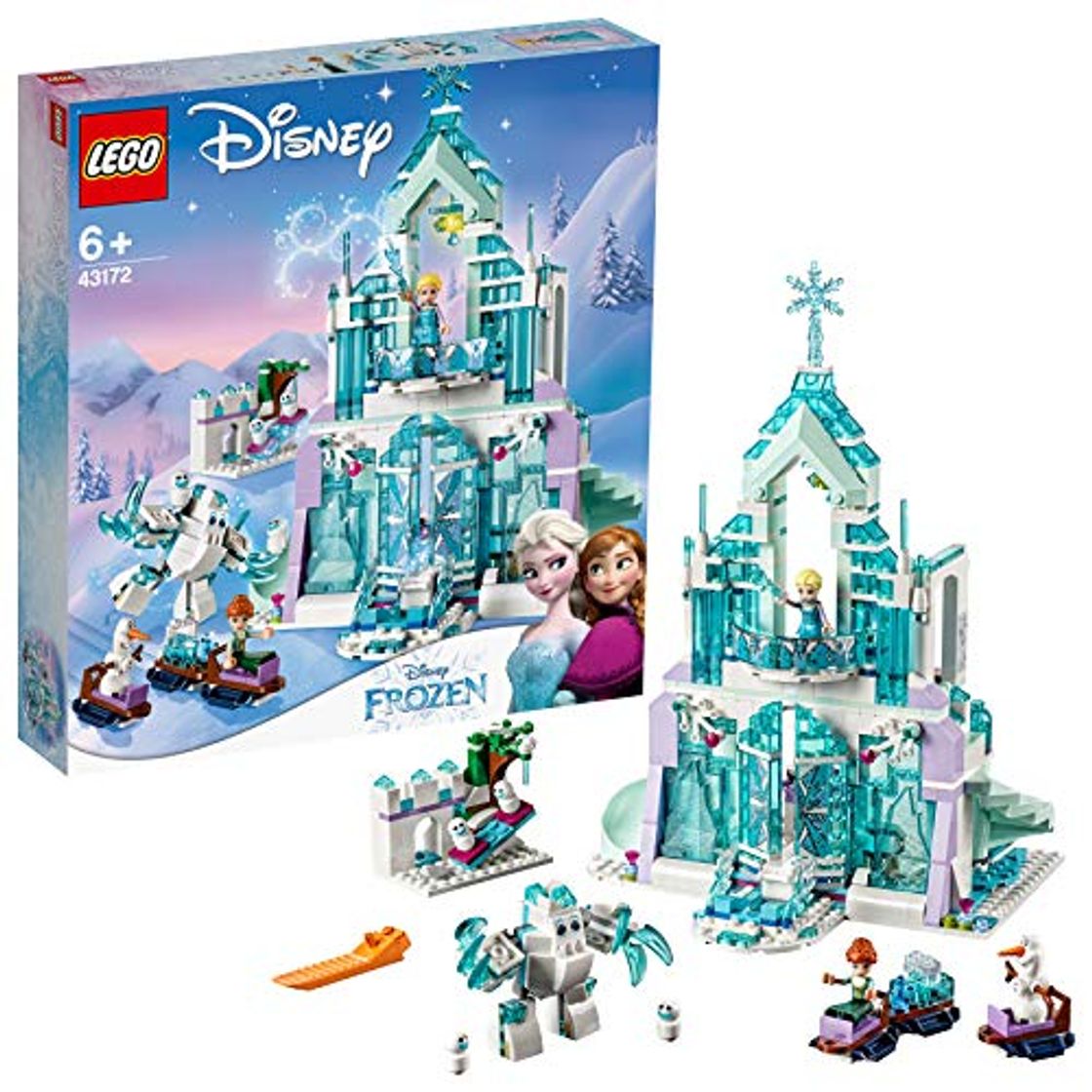 Lugar Lego Disney Princess 43172 Palacio mágico de hielo de Elsa